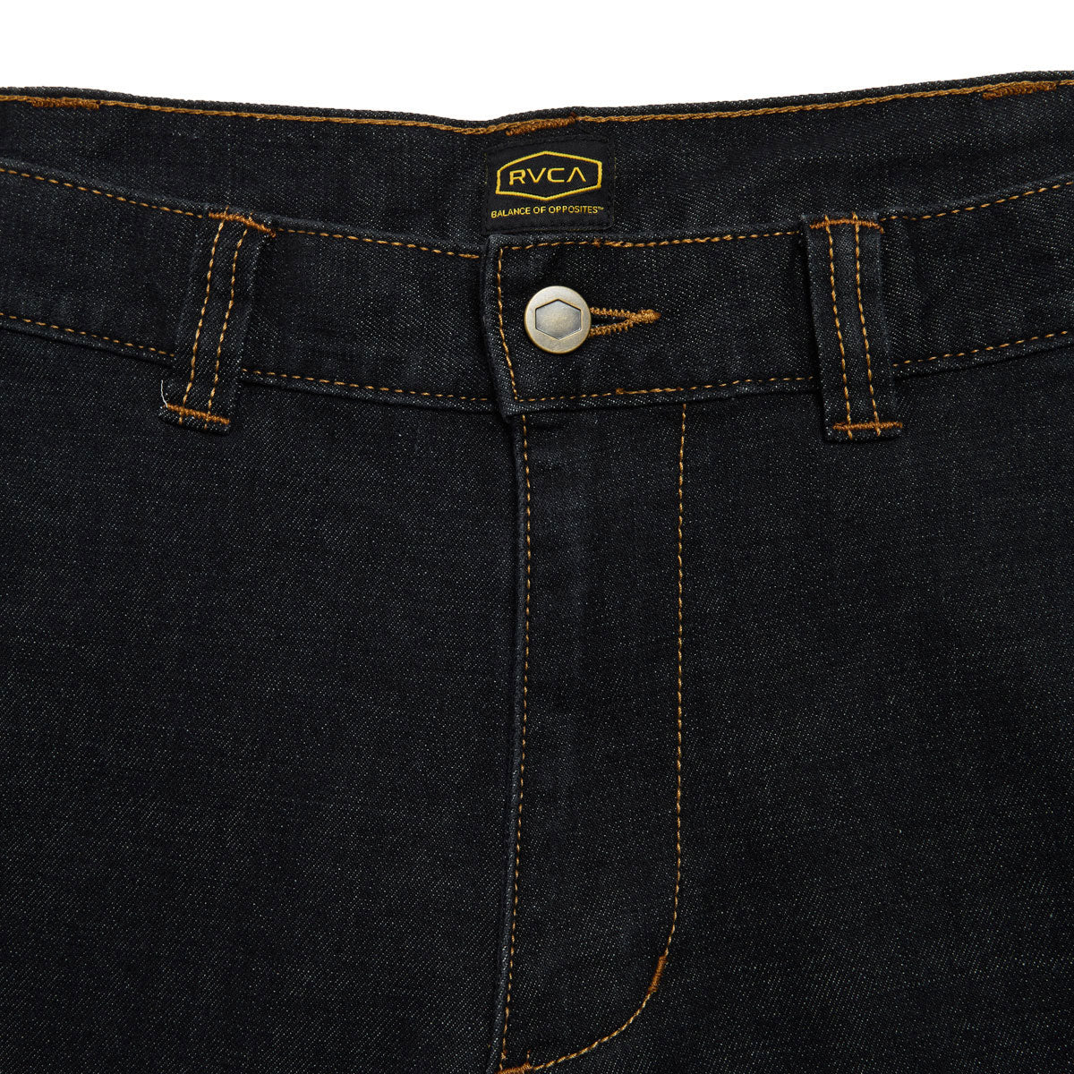 RVCA Americana Dayshift Denim Chino Pants - Black Denim - Image 5