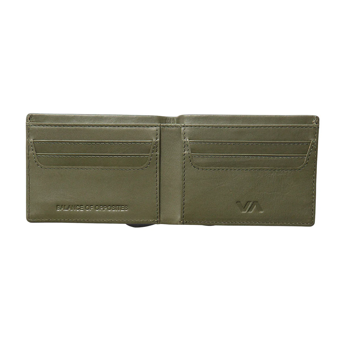 RVCA August Bifold Wallet - Olive - Image 2