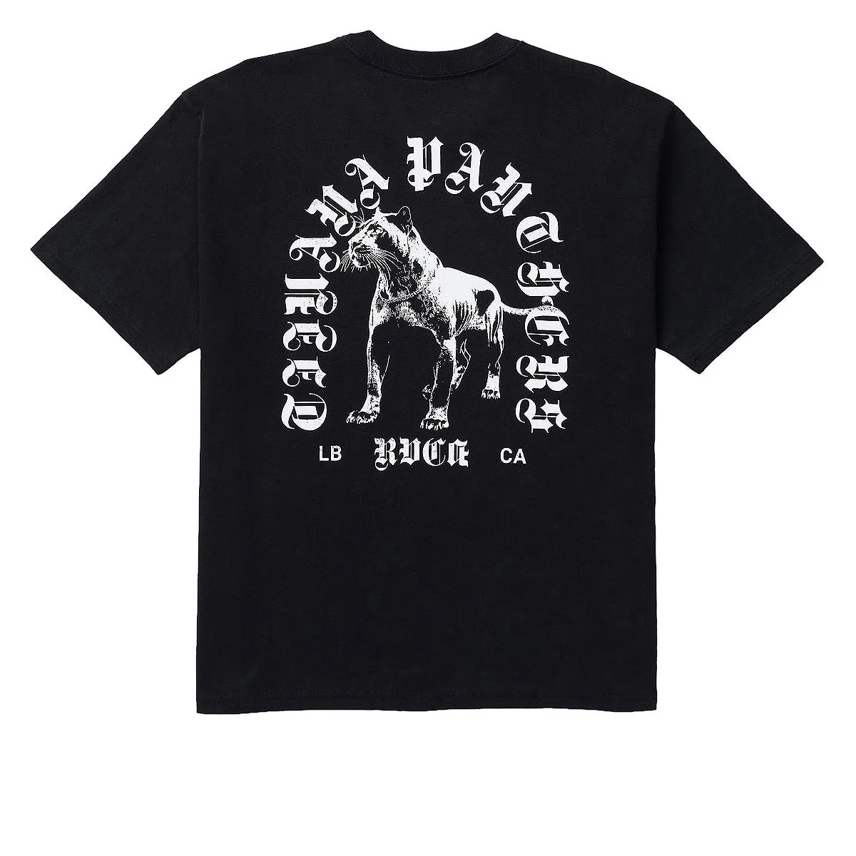 RVCA Bad Panther T-Shirt - Black - Image 2