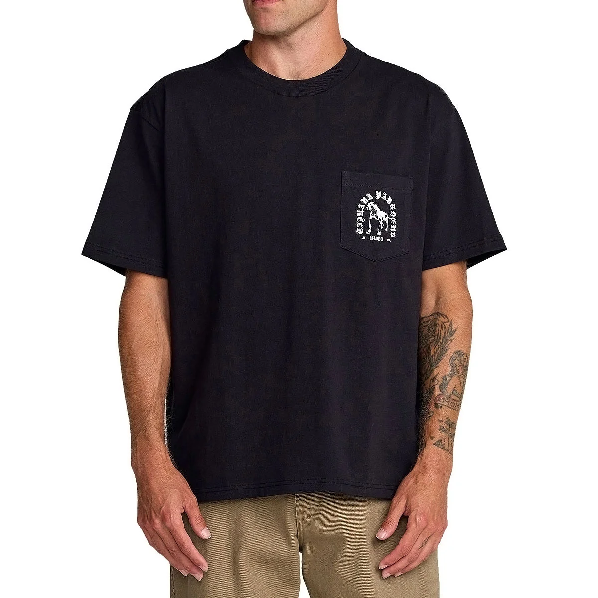 RVCA Bad Panther T-Shirt - Black - Image 3
