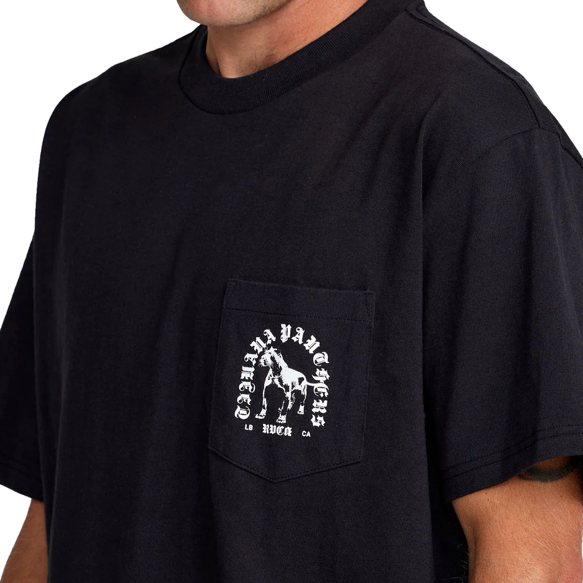 RVCA Bad Panther T-Shirt - Black - Image 5