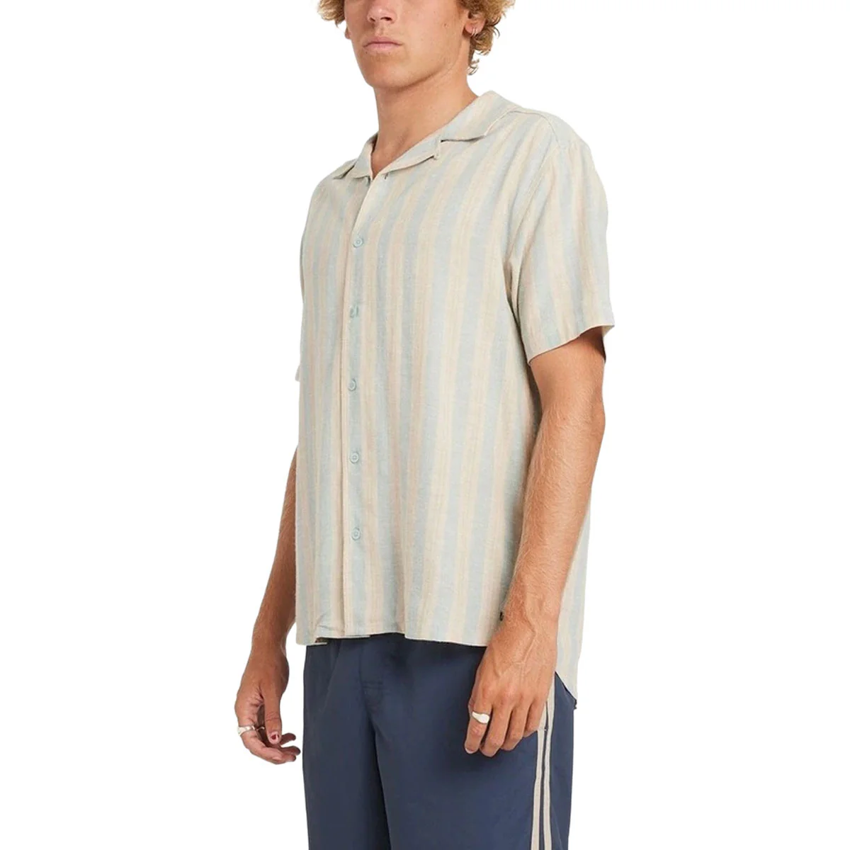 RVCA Beat Stripe Shirt - Chambray - Image 4