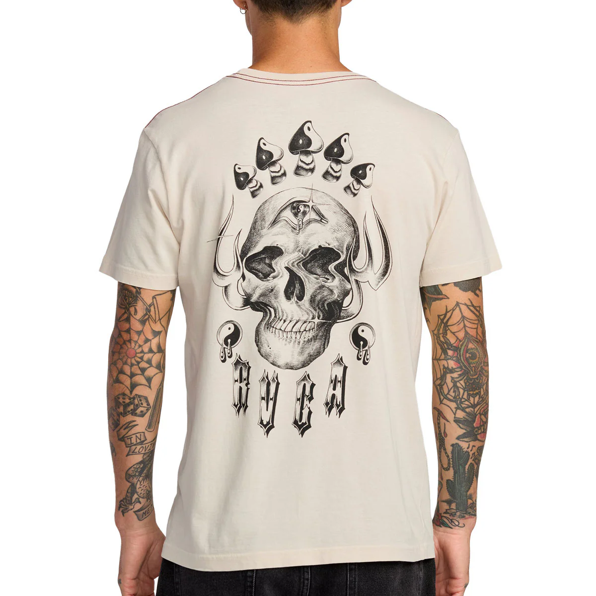 RVCA Benj All Seeing T-Shirt - Ceramic - Image 4
