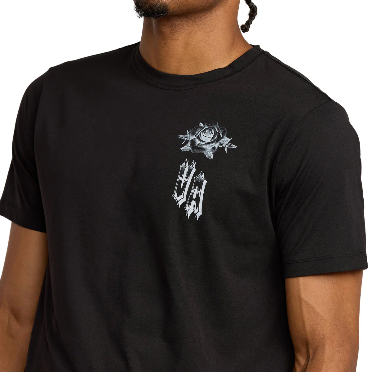 RVCA Benj Tiger Eyes T-Shirt - Black - Image 5