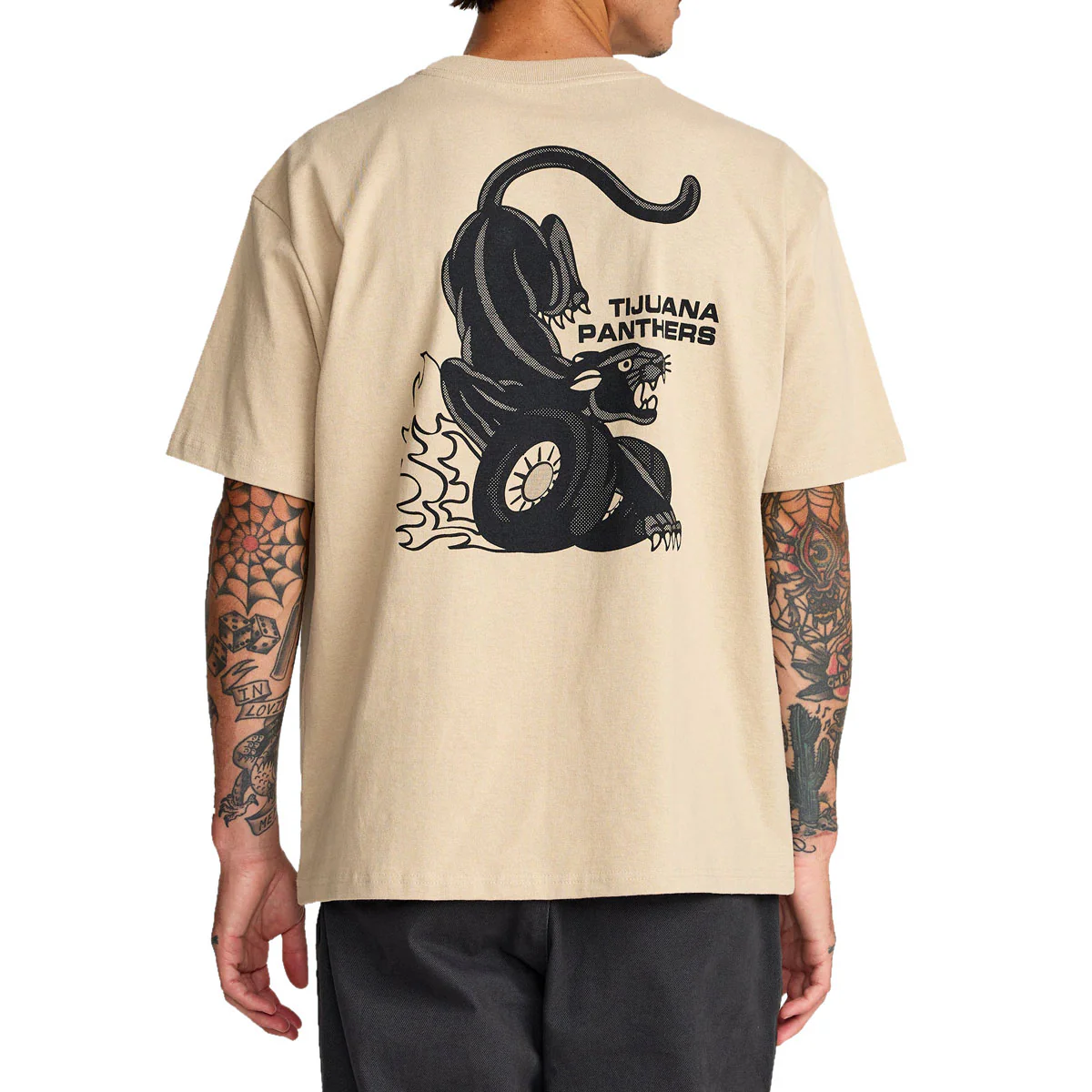RVCA Burner T-Shirt - Khaki - Image 4
