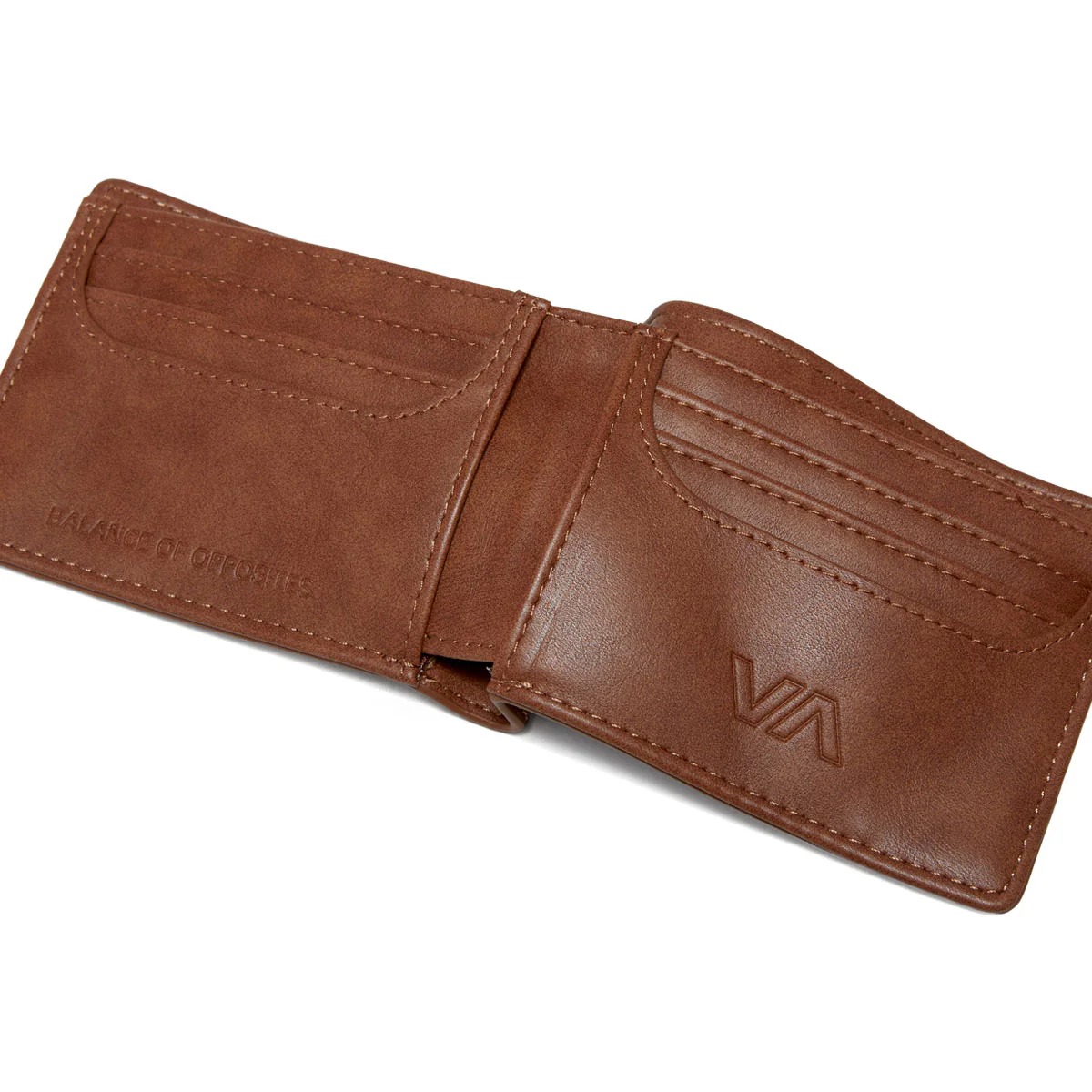 RVCA Coin Flip Wallet - Tan - Image 2