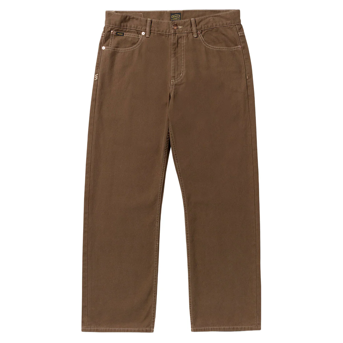 RVCA Dayshift 5 Pocket Pants - Bombay Brown - Image 4
