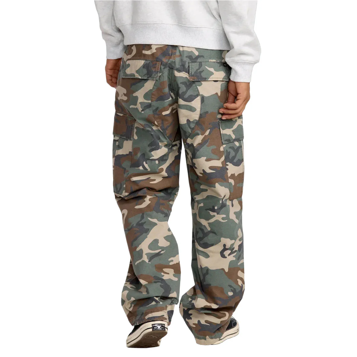 RVCA Dayshift Cargo Pants - Vintage Woodland - Image 2