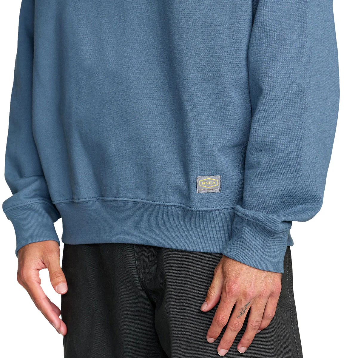 RVCA Dayshift Crew 2 Sweatshirt - Vintage Navy - Image 4