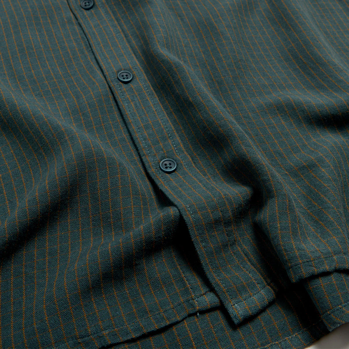 RVCA Dayshift Plaid Shirt - Duck Blue - Image 4