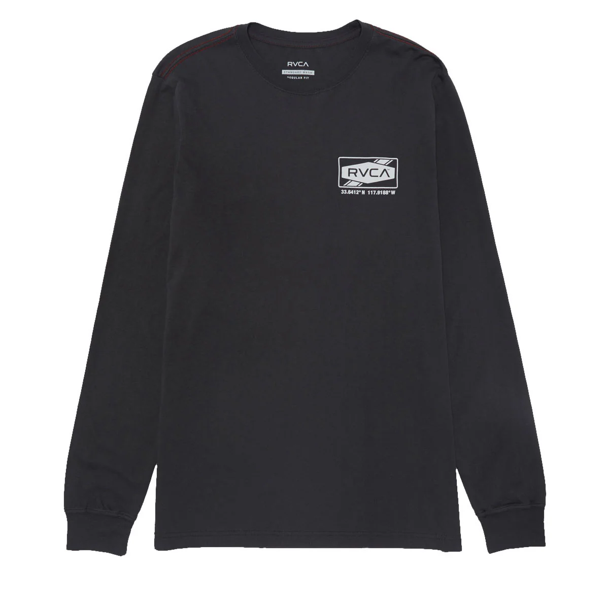 RVCA Deep Dive Long Sleeve T-Shirt - Pirate Black - Image 2