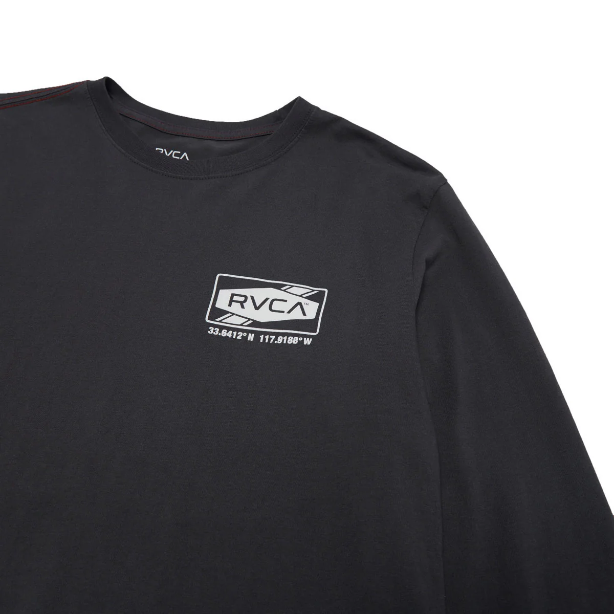 RVCA Deep Dive Long Sleeve T-Shirt - Pirate Black - Image 3