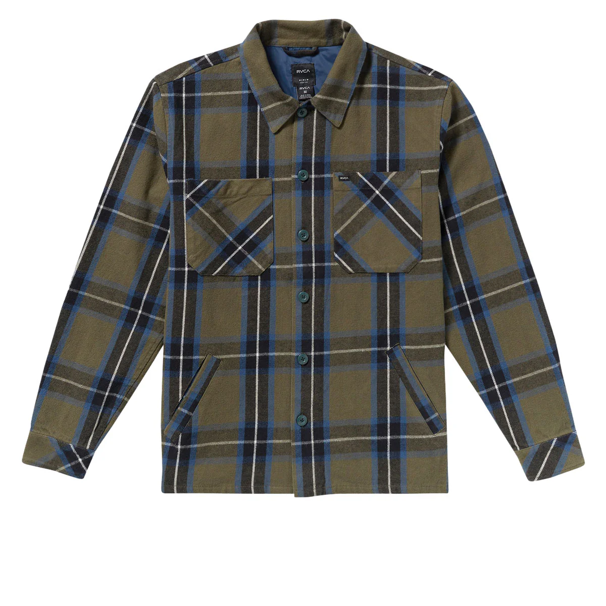 RVCA Flight Risk Shirt Jacket - Hunter Green - Image 5