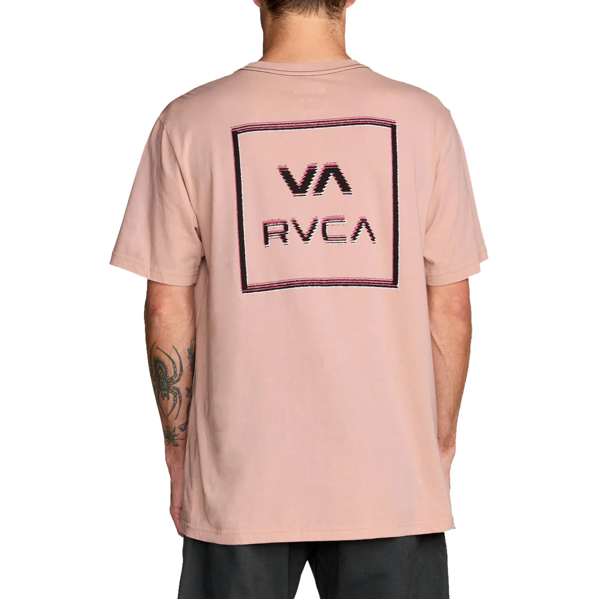RVCA Glitch T-Shirt - Pale Mauve - Image 4