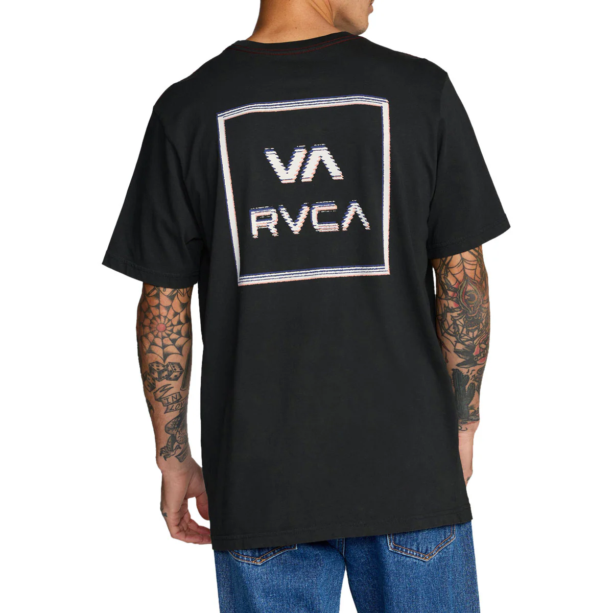 RVCA Glitch T-Shirt - Pirate Black - Image 4