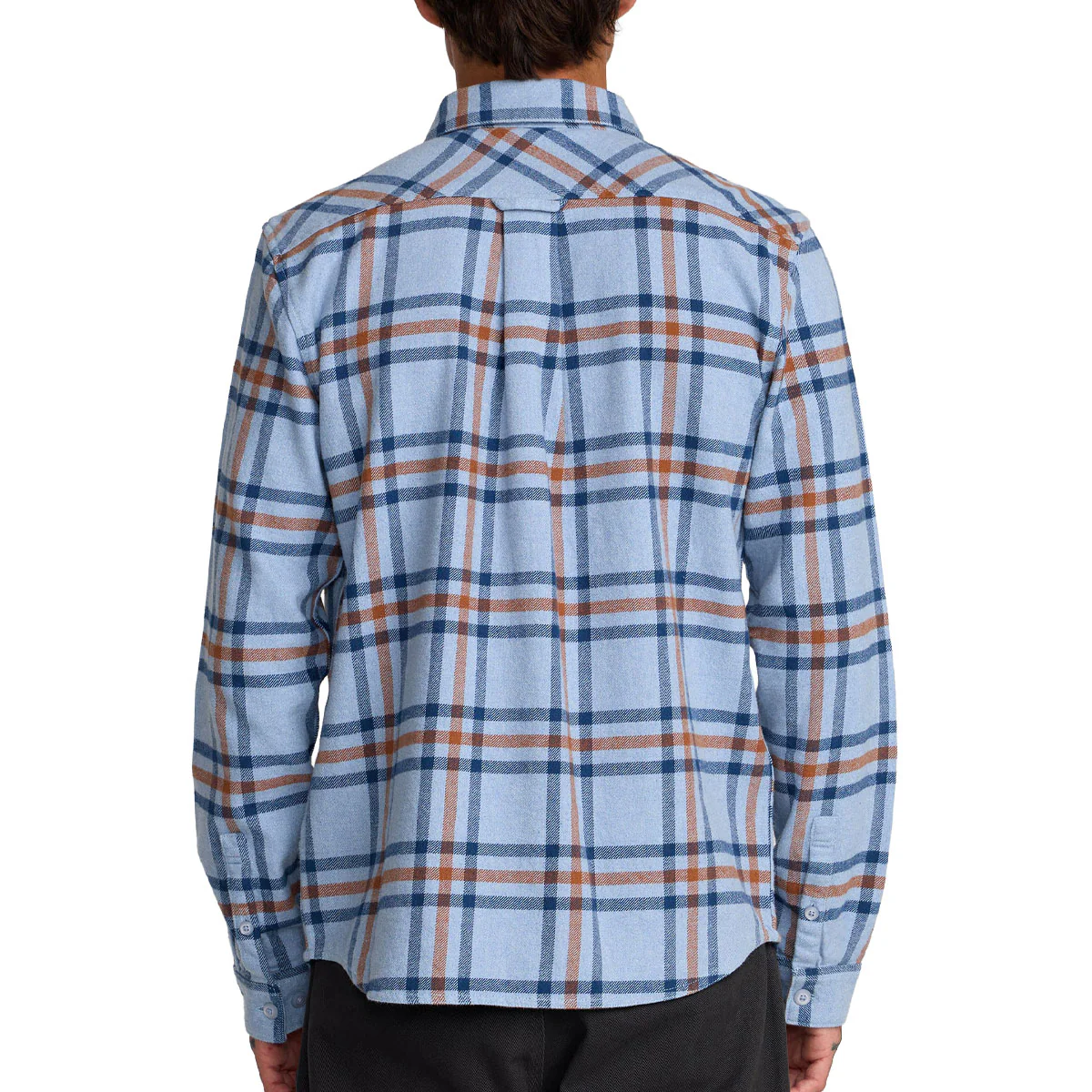 RVCA Hughes Flannel Shirt - Chambray - Image 2