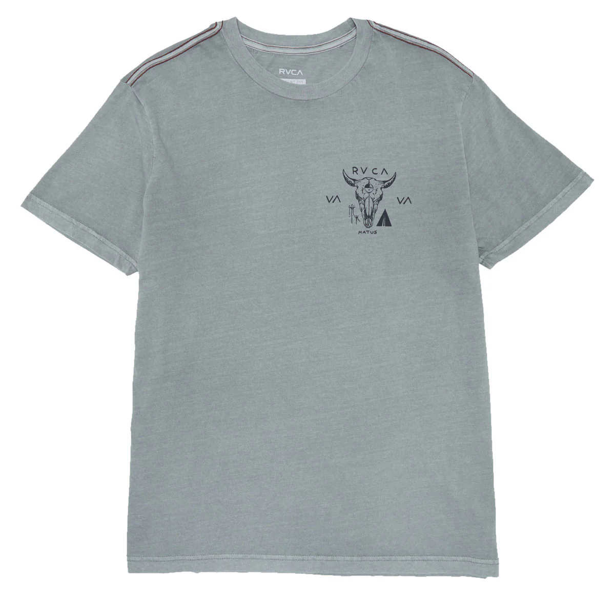 RVCA Matus Bison T-Shirt - Monument - Image 2