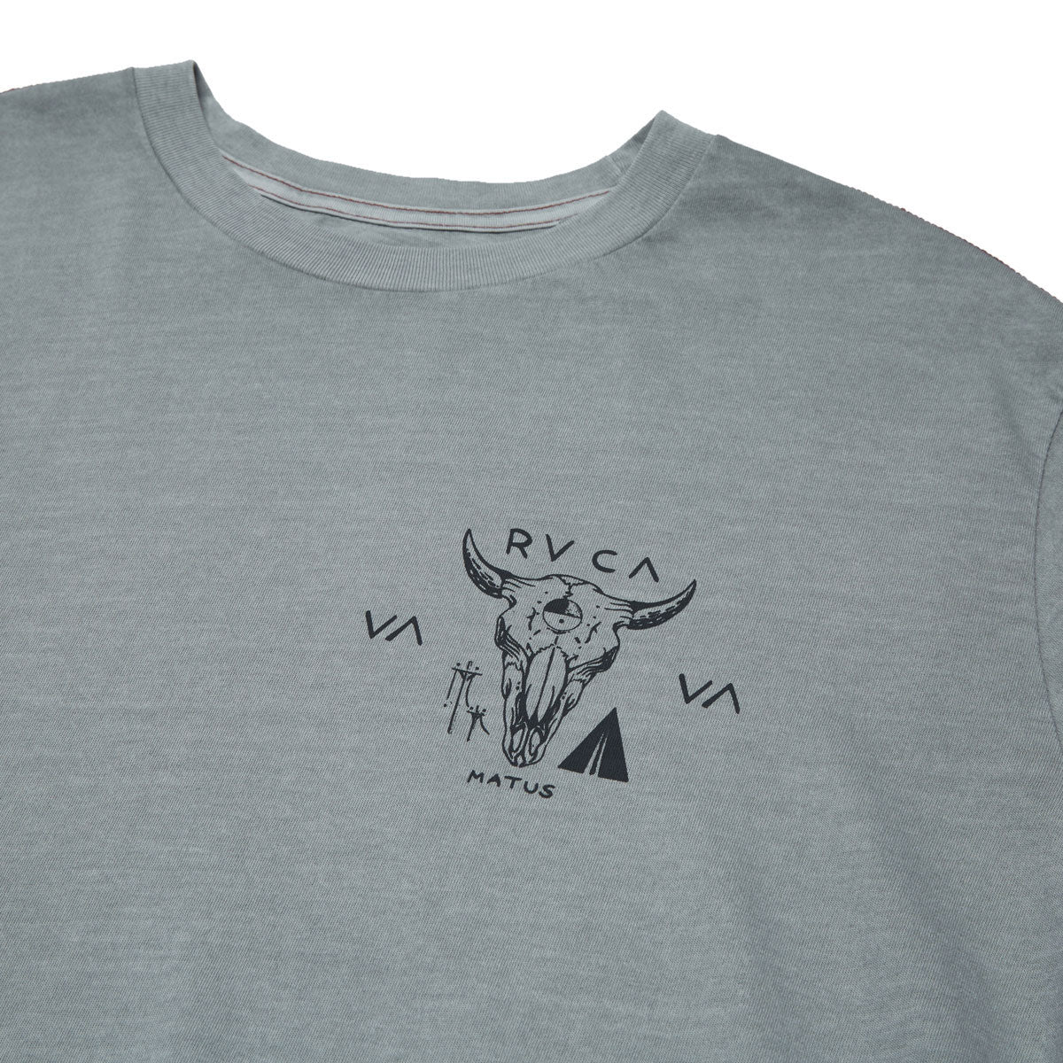 RVCA Matus Bison T-Shirt - Monument - Image 3