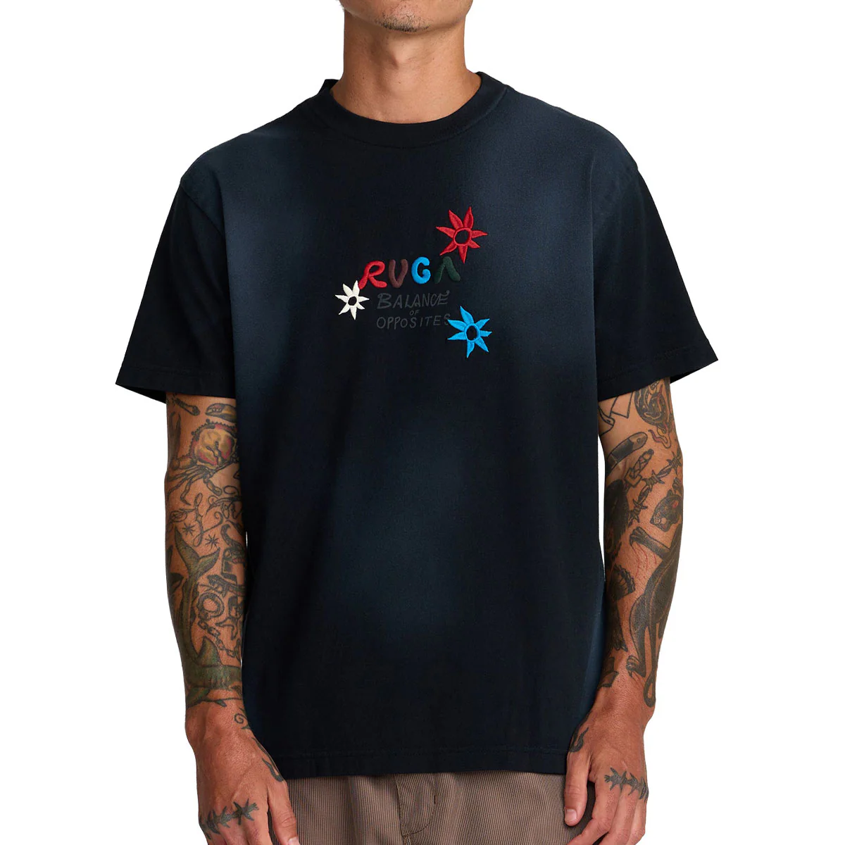 RVCA Mel G Balance T-Shirt - Black - Image 2