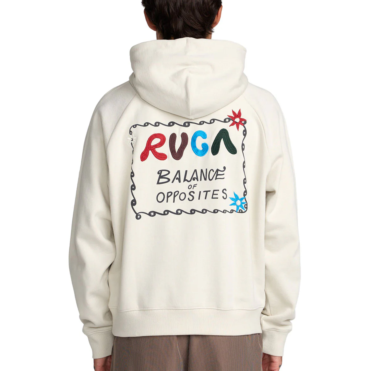 RVCA Mel G Flora Hoodie - Silver Bleach - Image 2
