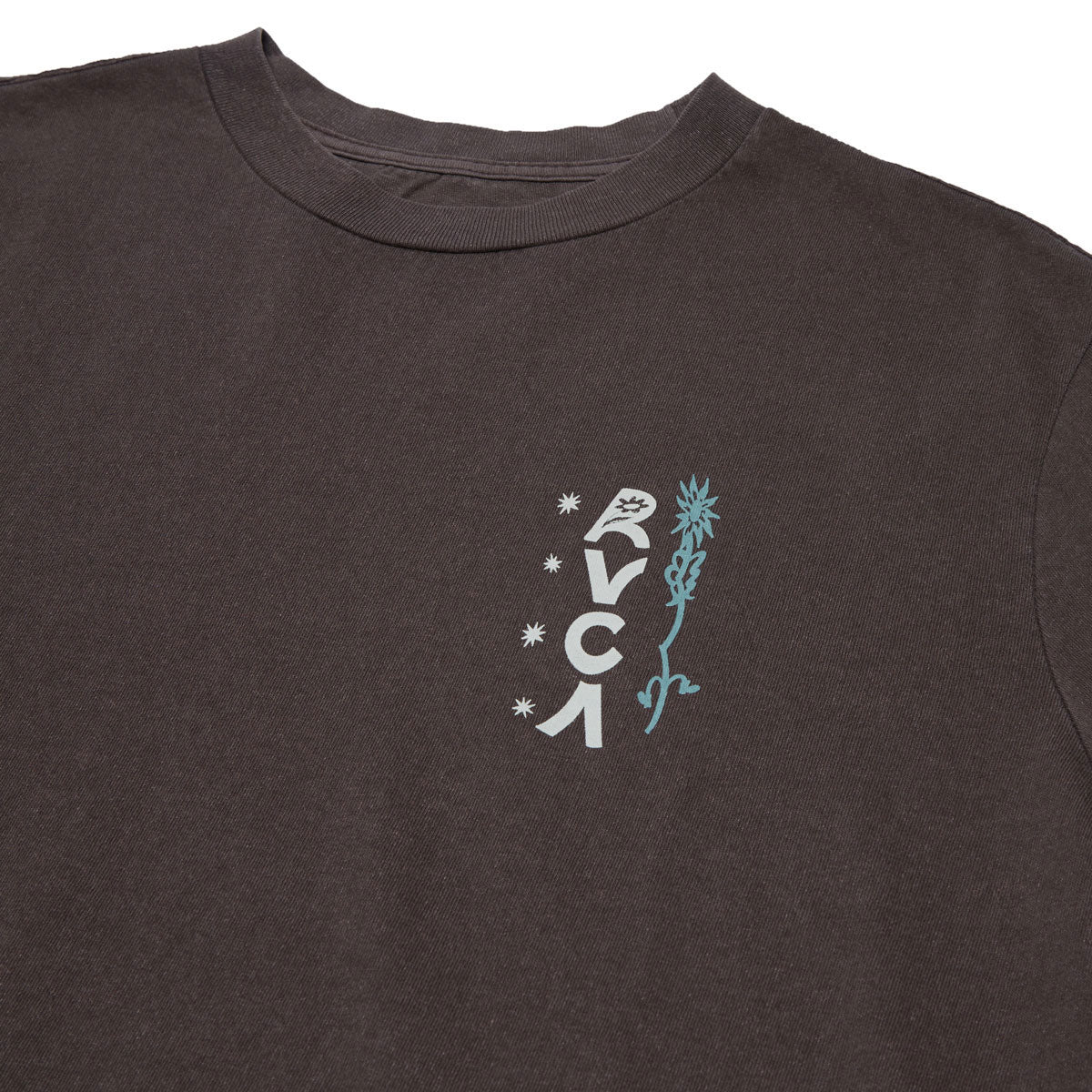 RVCA Mel G Flora T-Shirt - Mocha - Image 3