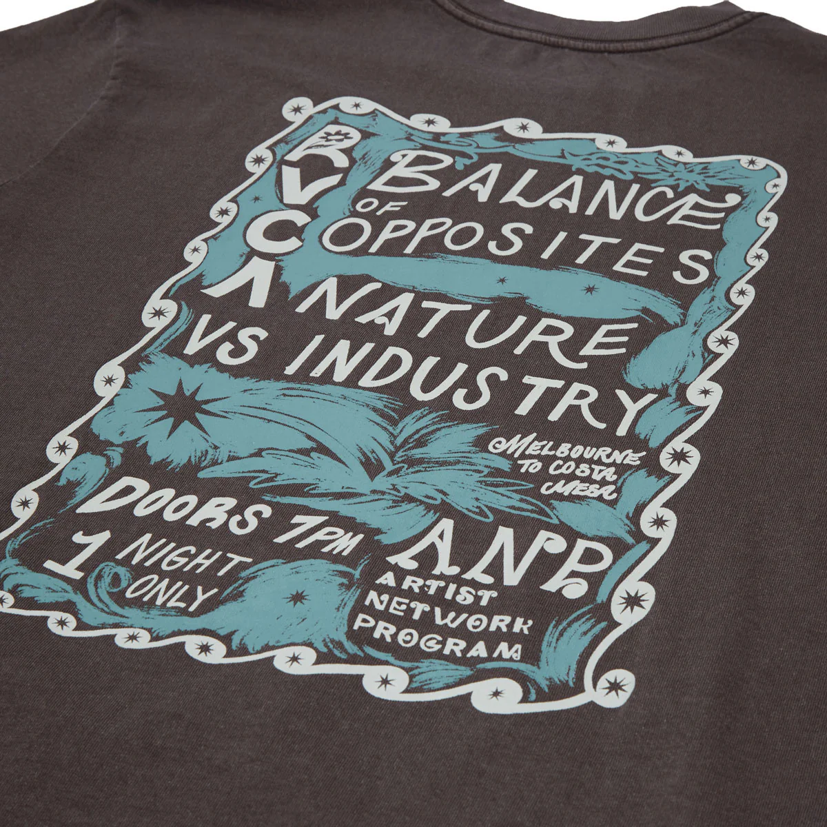 RVCA Mel G Flora T-Shirt - Mocha - Image 4