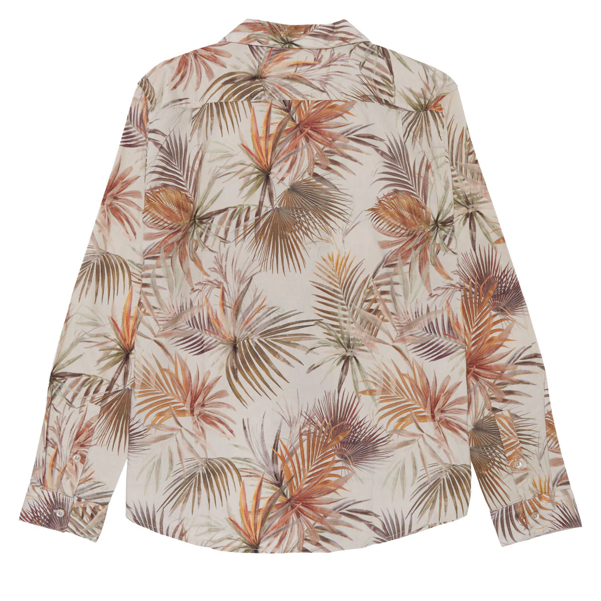 RVCA Mel G Palm Long Sleeve Shirt - Khaki - Image 2