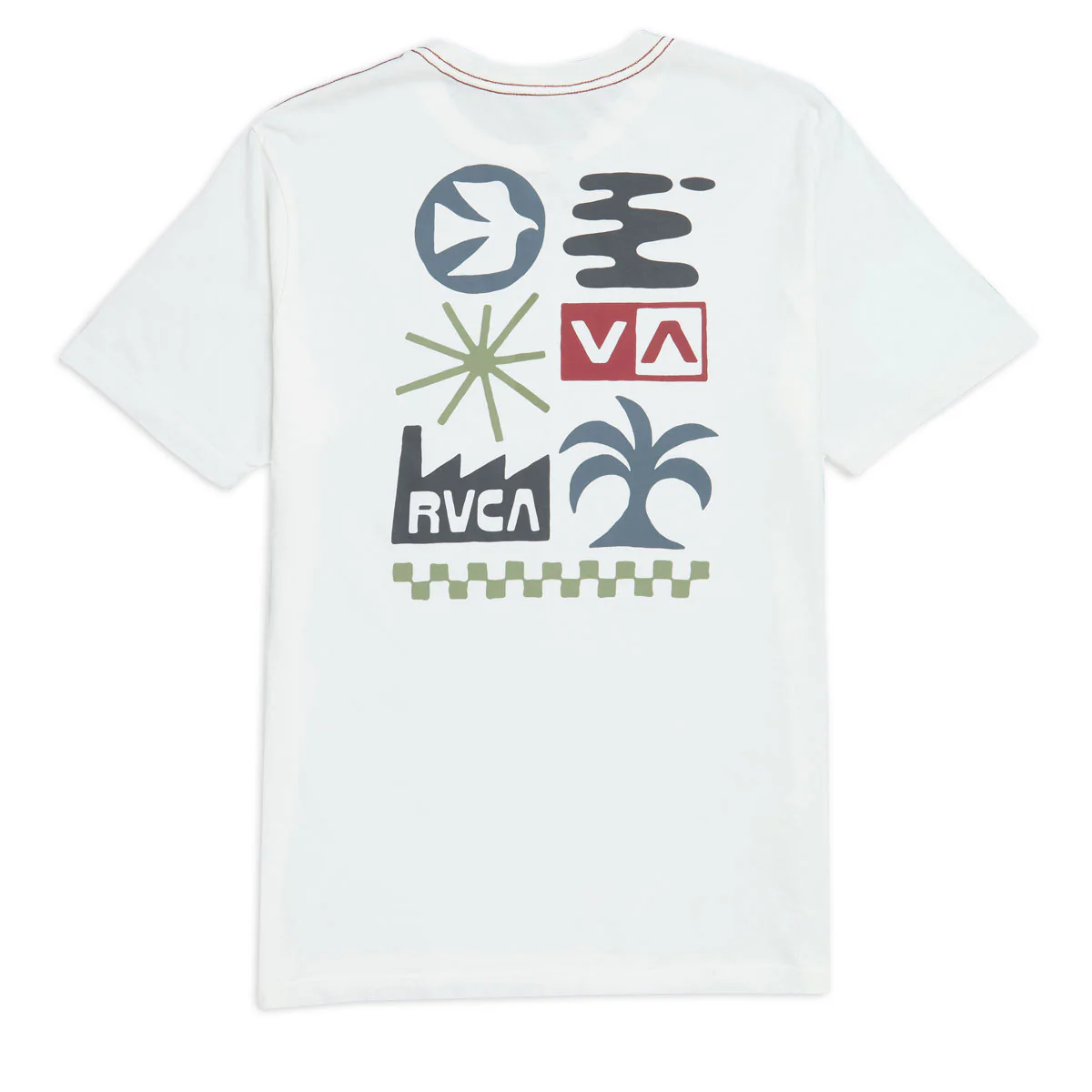 RVCA Mirage T-Shirt - Antique White - Image 2