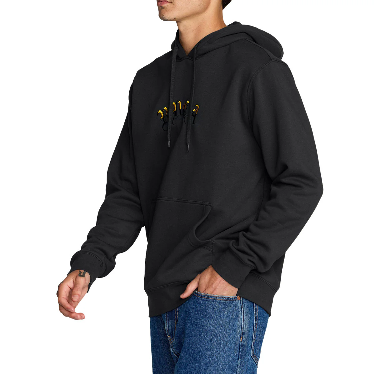 RVCA Olde RVCA Hoodie - Pirate Black - Image 4