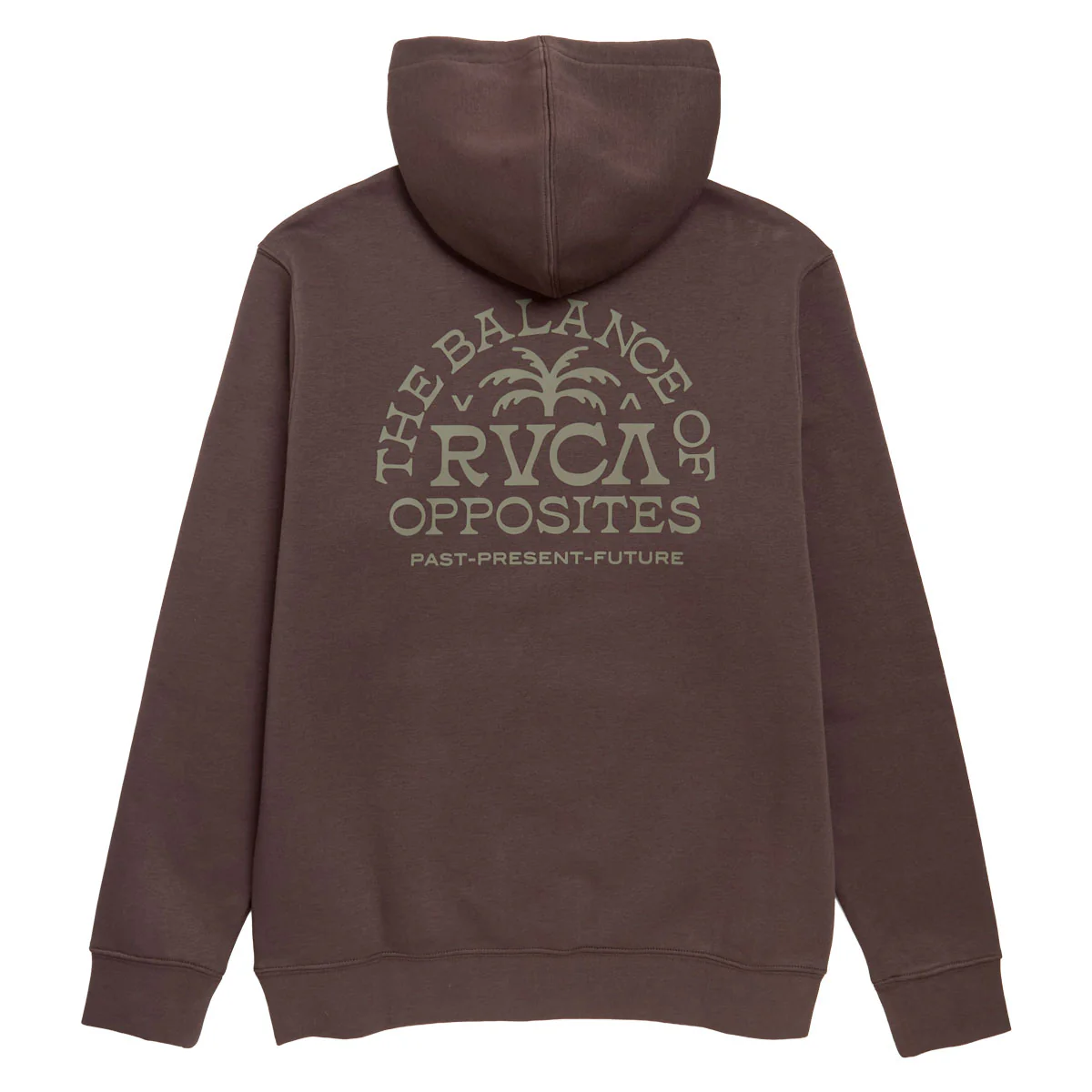 RVCA Palm Serif Hoodie - Mocha - Image 2