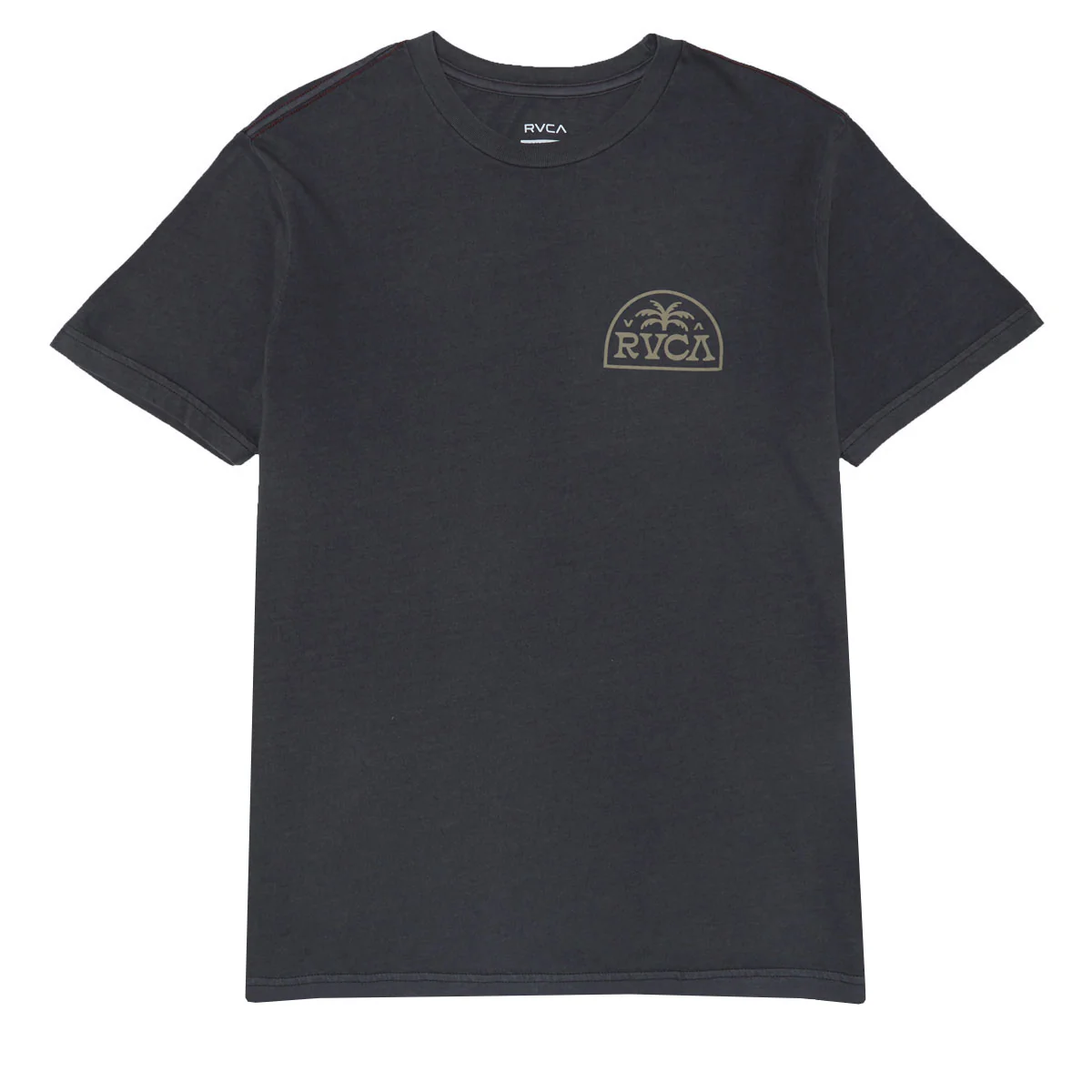 RVCA Palm Serif T-Shirt - Pirate Black - Image 2
