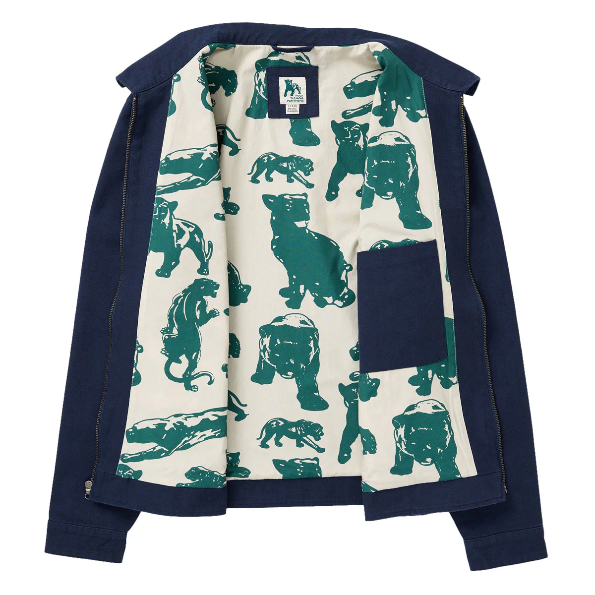 RVCA Panther Team Jacket - Garage Blue - Image 2