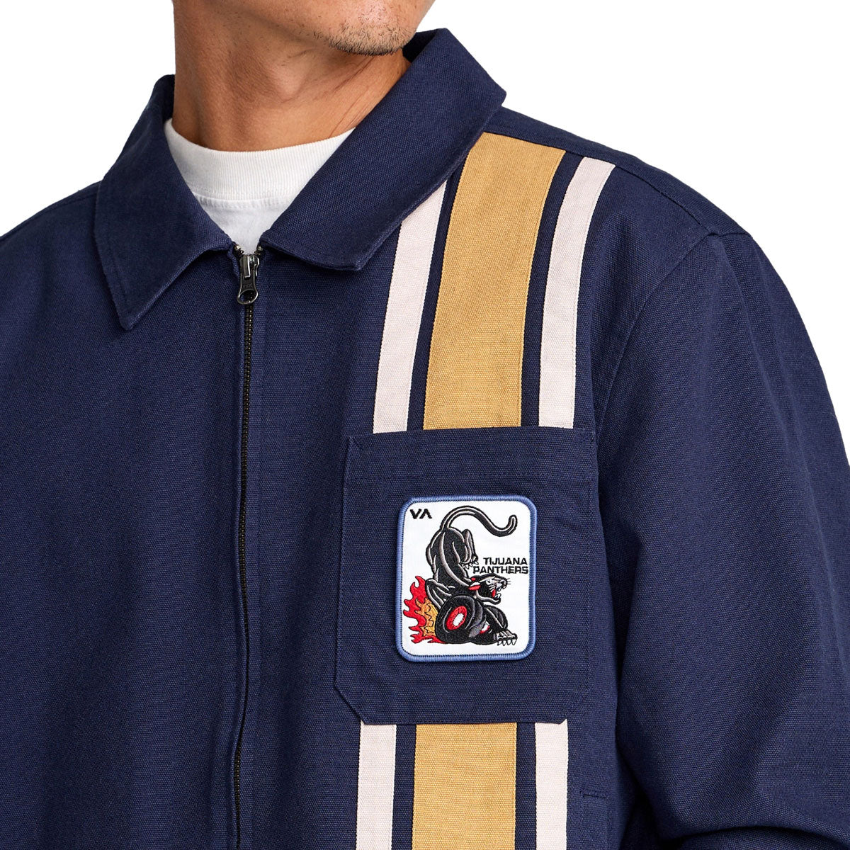 RVCA Panther Team Jacket - Garage Blue - Image 4