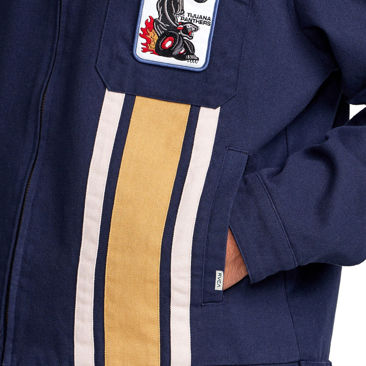 RVCA Panther Team Jacket - Garage Blue - Image 5