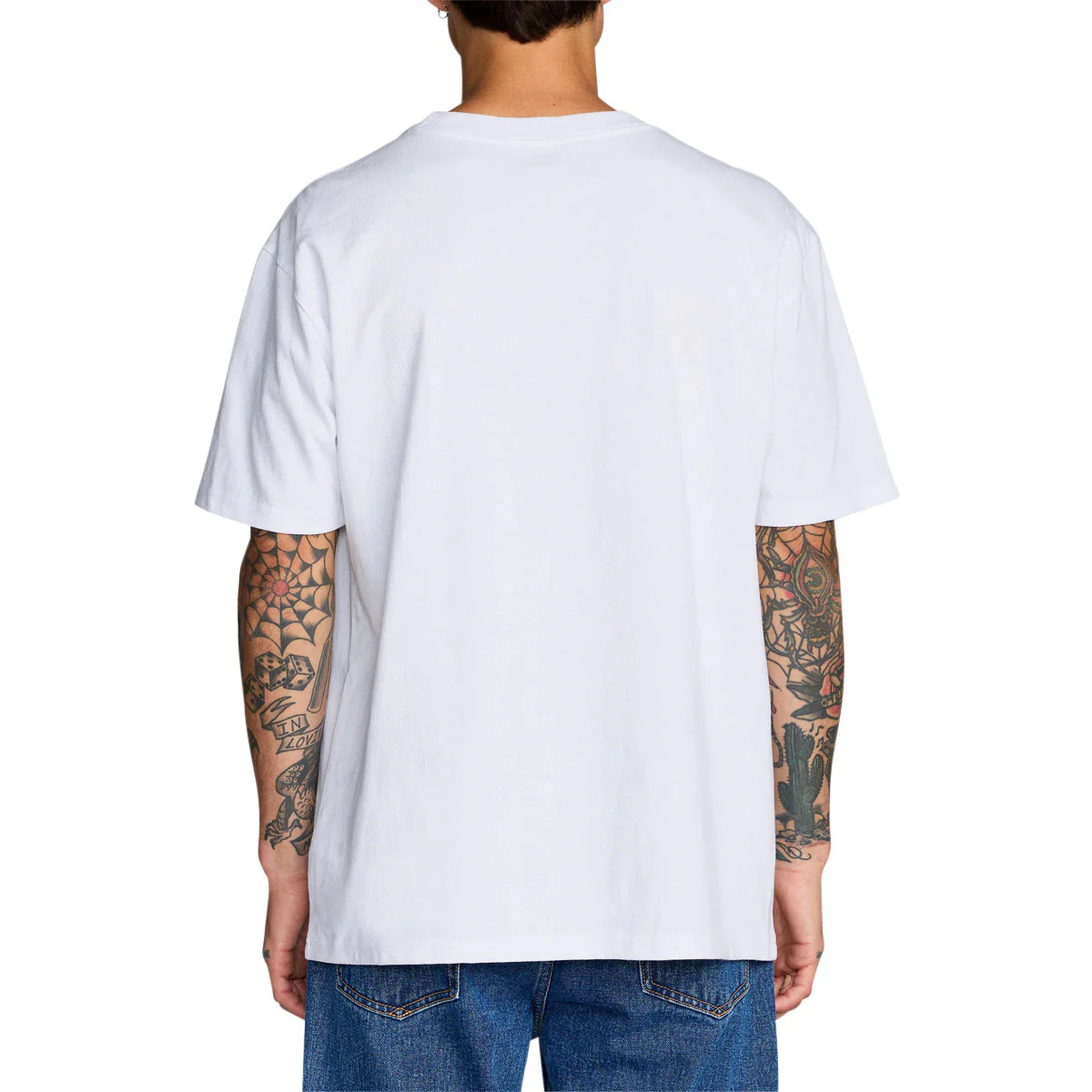 RVCA Ratnest T-Shirt - White - Image 3