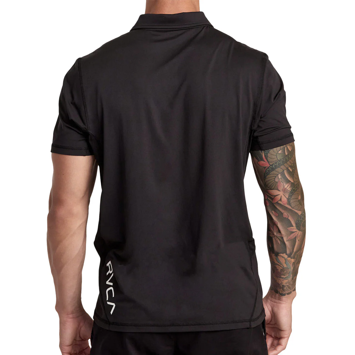 RVCA Sport Vent Polo Shirt - New Black - Image 3