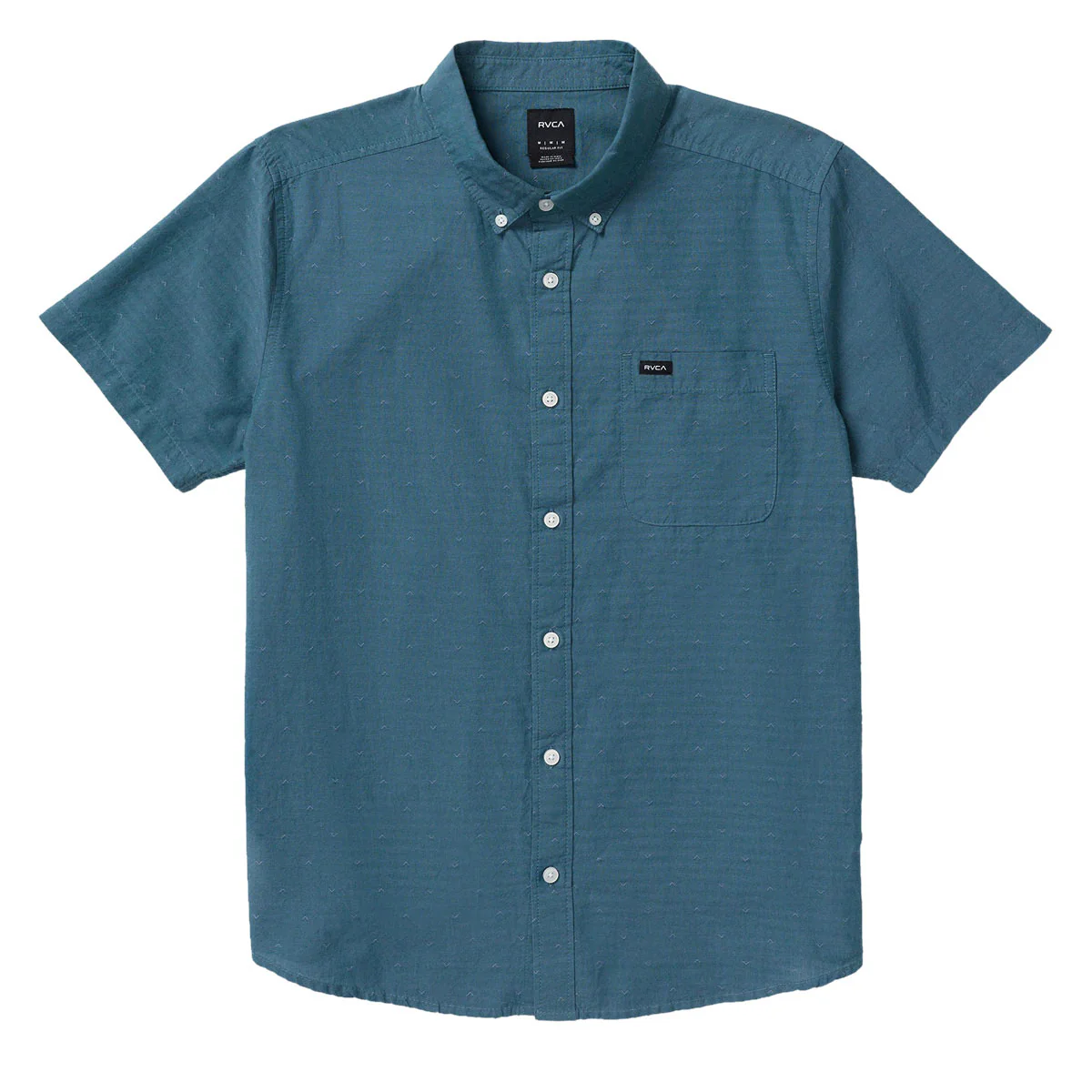 RVCA Thatll Do Dobby Shirt - Atlantic - Image 4