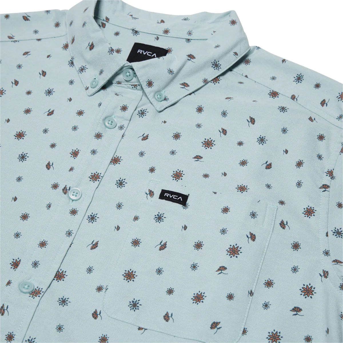 RVCA Thatll Do Print Shirt - Blue Haze - Image 3