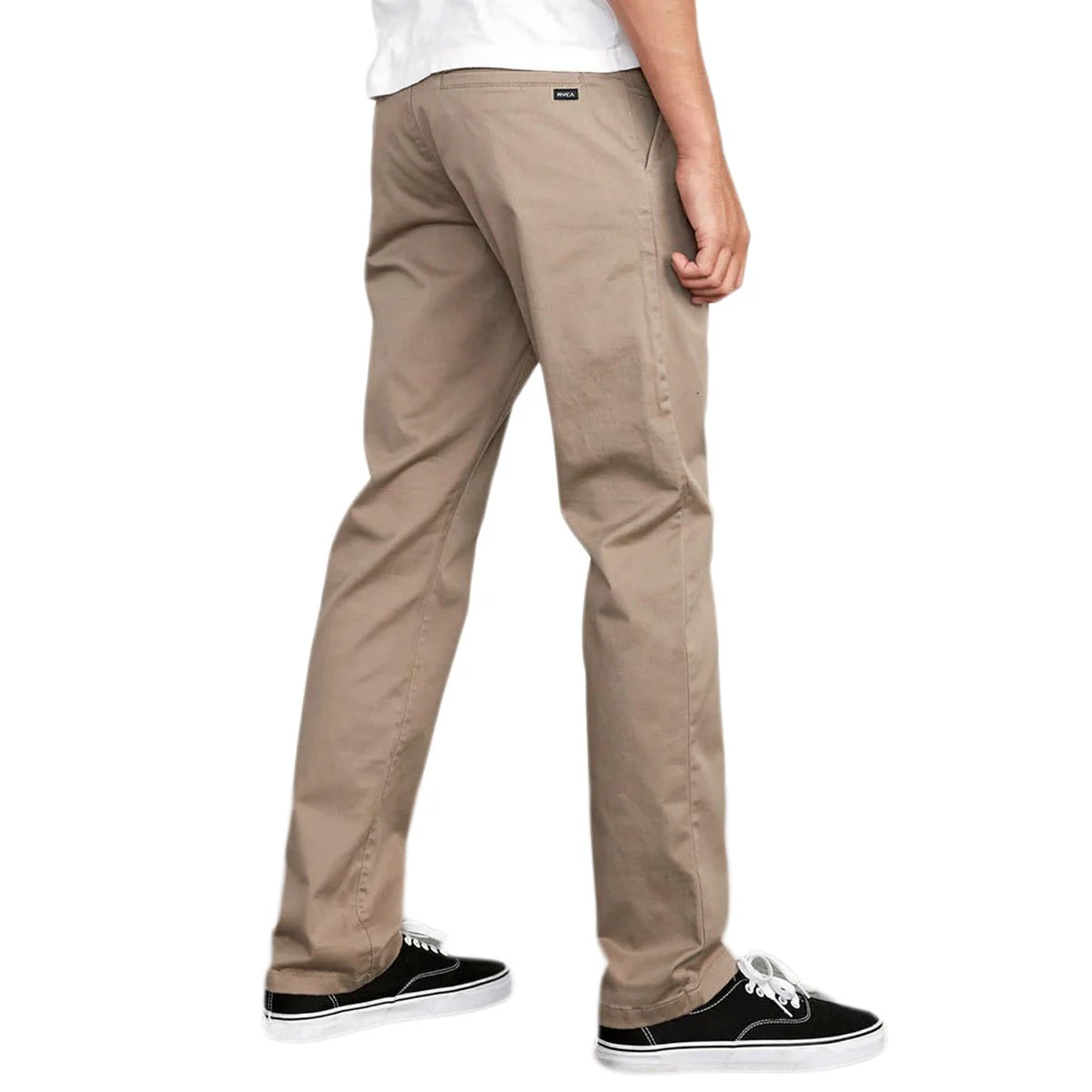 RVCA The Weekend Stretch Pants - Dark Khaki 2 - Image 2
