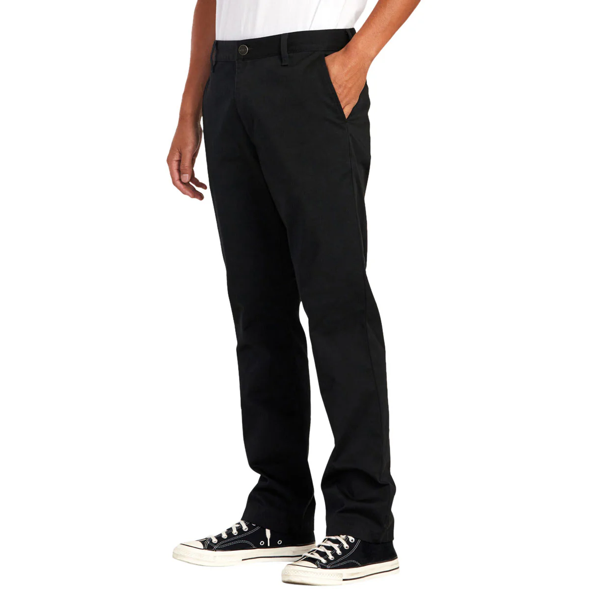 RVCA The Weekend Stretch Pants - New Black - Image 3