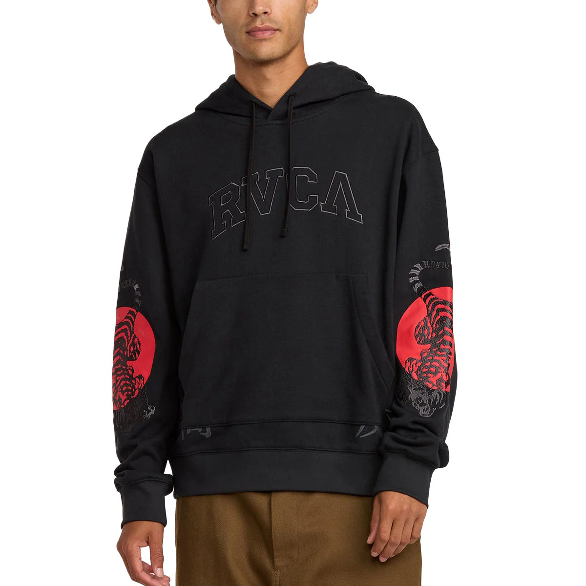 RVCA Tiger Sun Hoodie - RVCA Black - Image 5