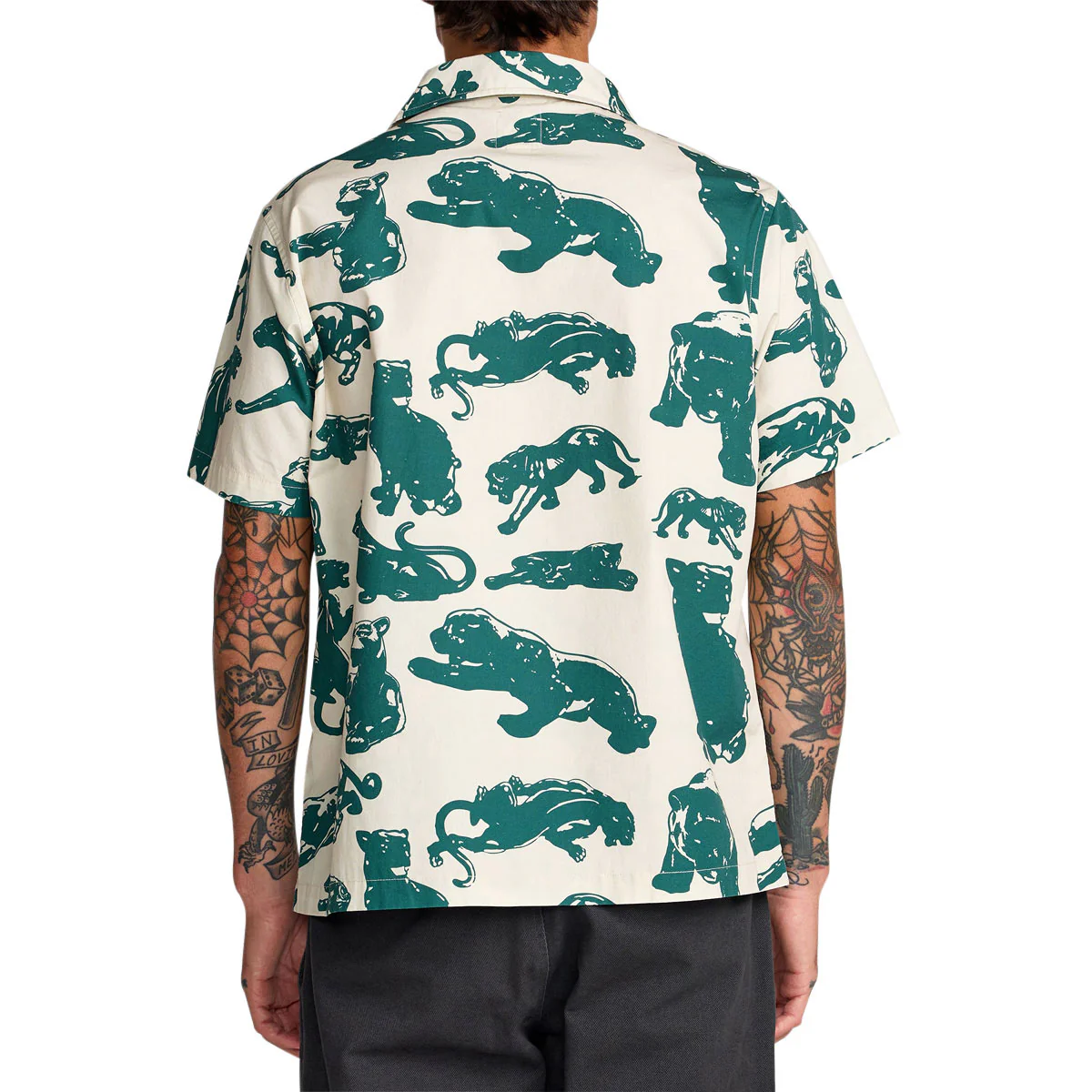 RVCA TJP All Over Shirt - Ceramic - Image 2