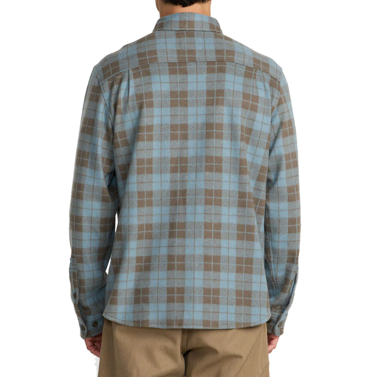 RVCA Vacancy Flannel Long Sleeve Shirt - Lead - Image 2