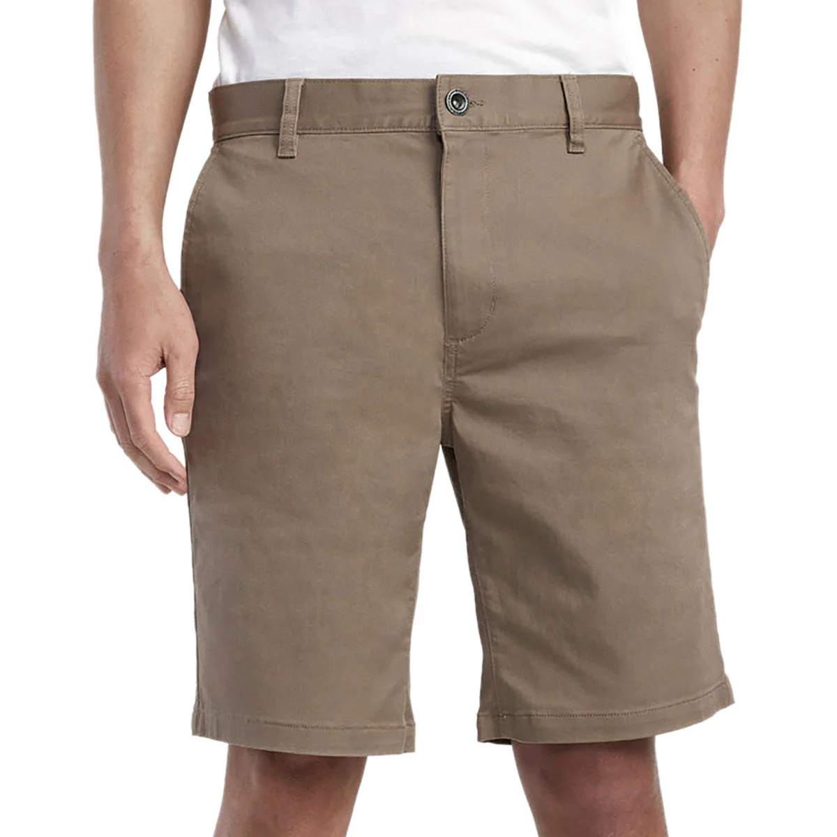RVCA Weekend Stretch Shorts - New Dark Khaki - Image 2