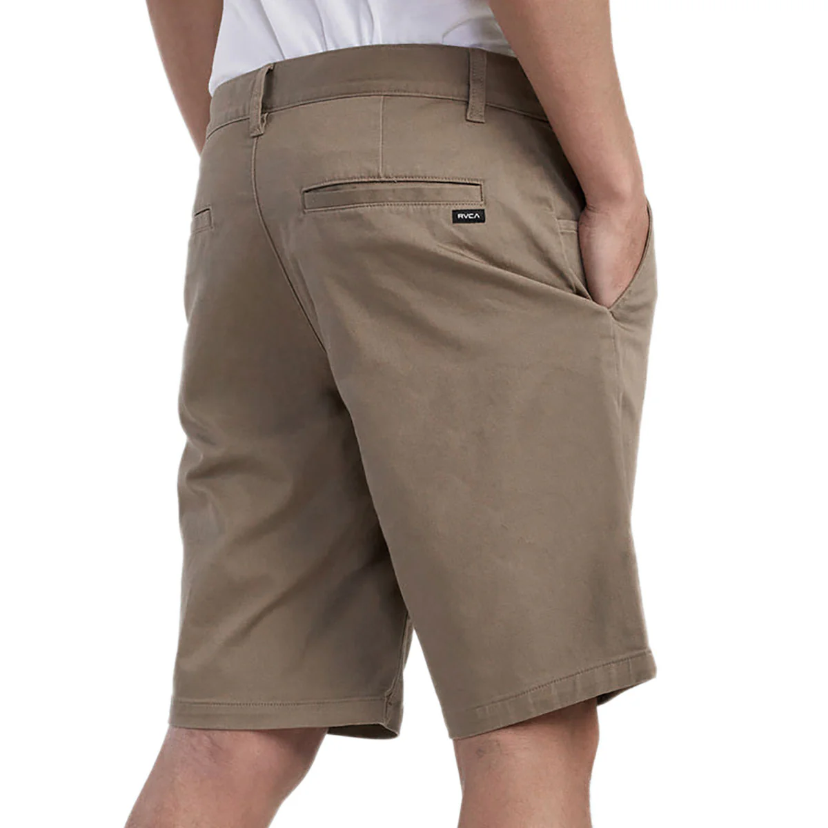 RVCA Weekend Stretch Shorts - New Dark Khaki - Image 5