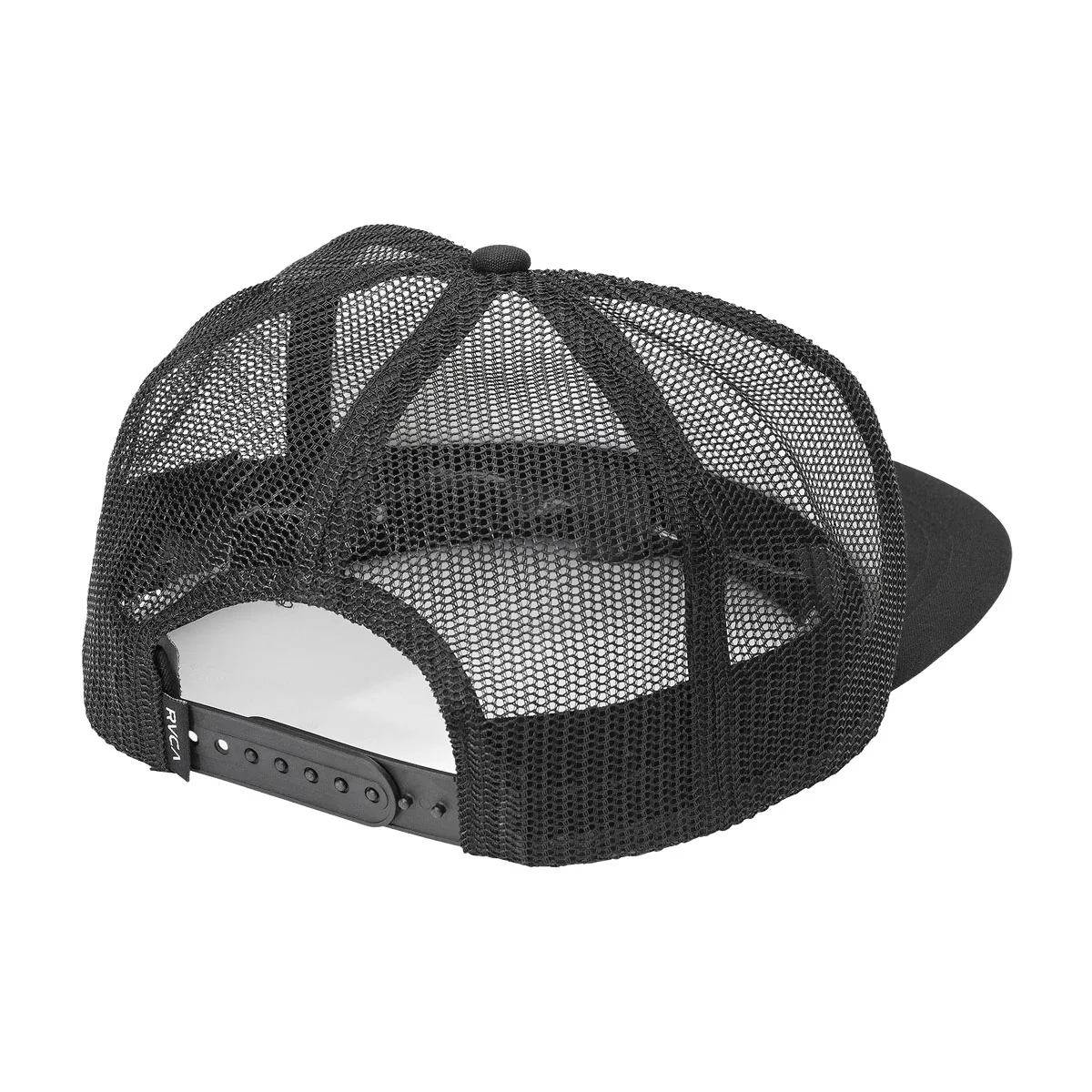 RVCA Youre Still Here Foamy Trucker Hat - White/Black - Image 2
