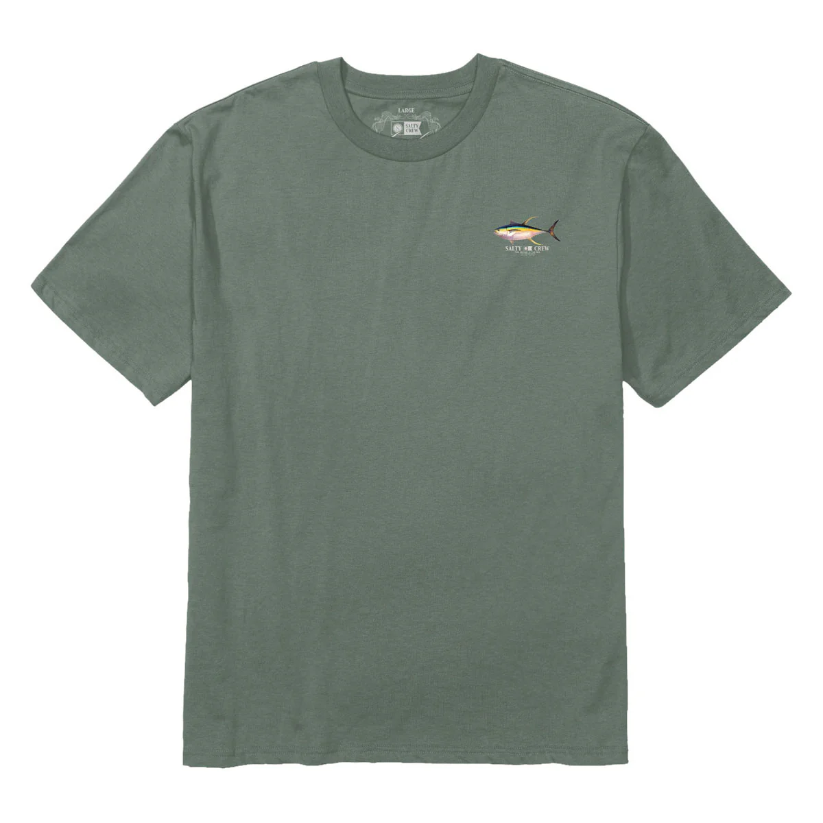 Salty Crew Ahi Classic T-Shirt - Laurel Wreath - Image 2
