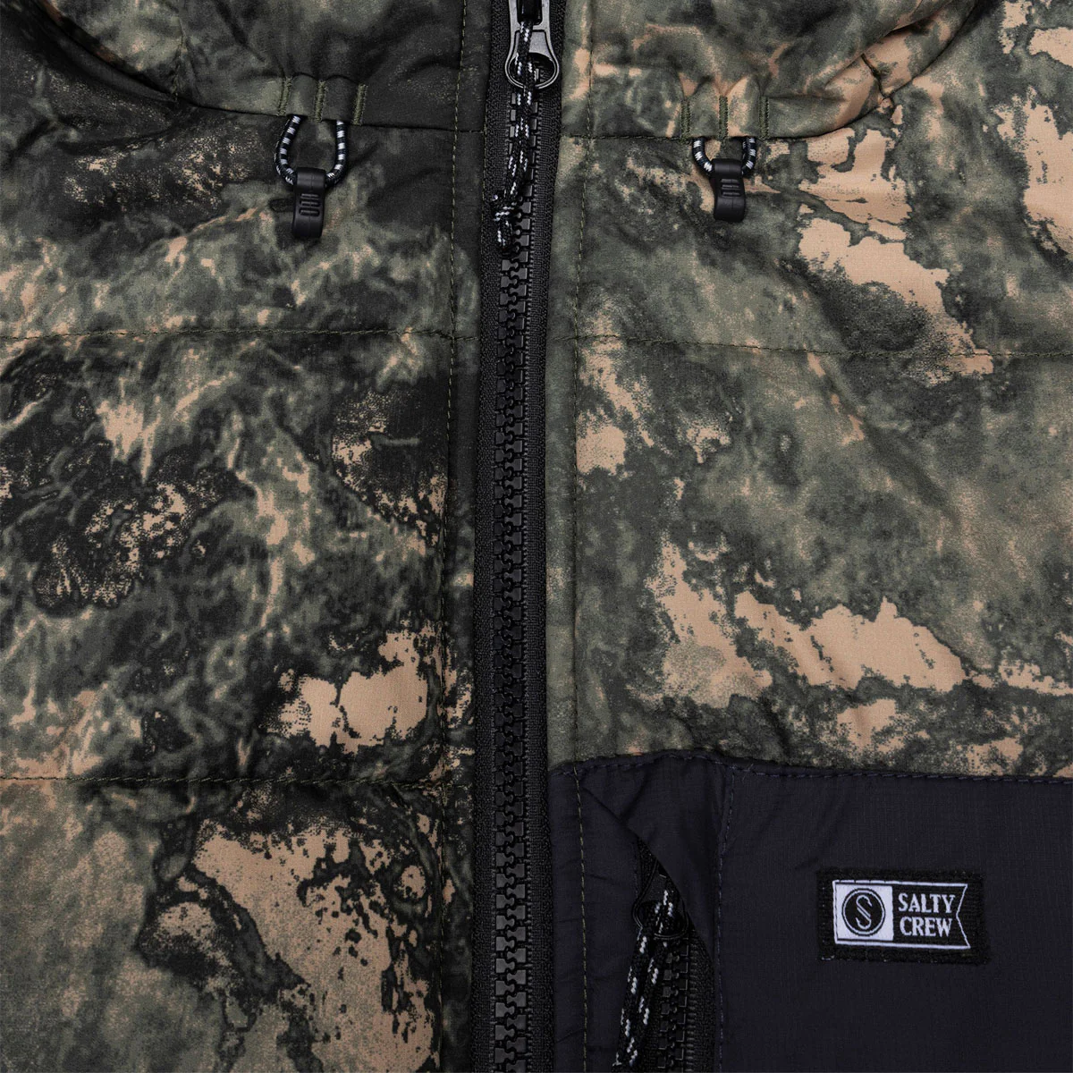 Salty Crew Barrier Hooded Jacket - Camo - Image 4