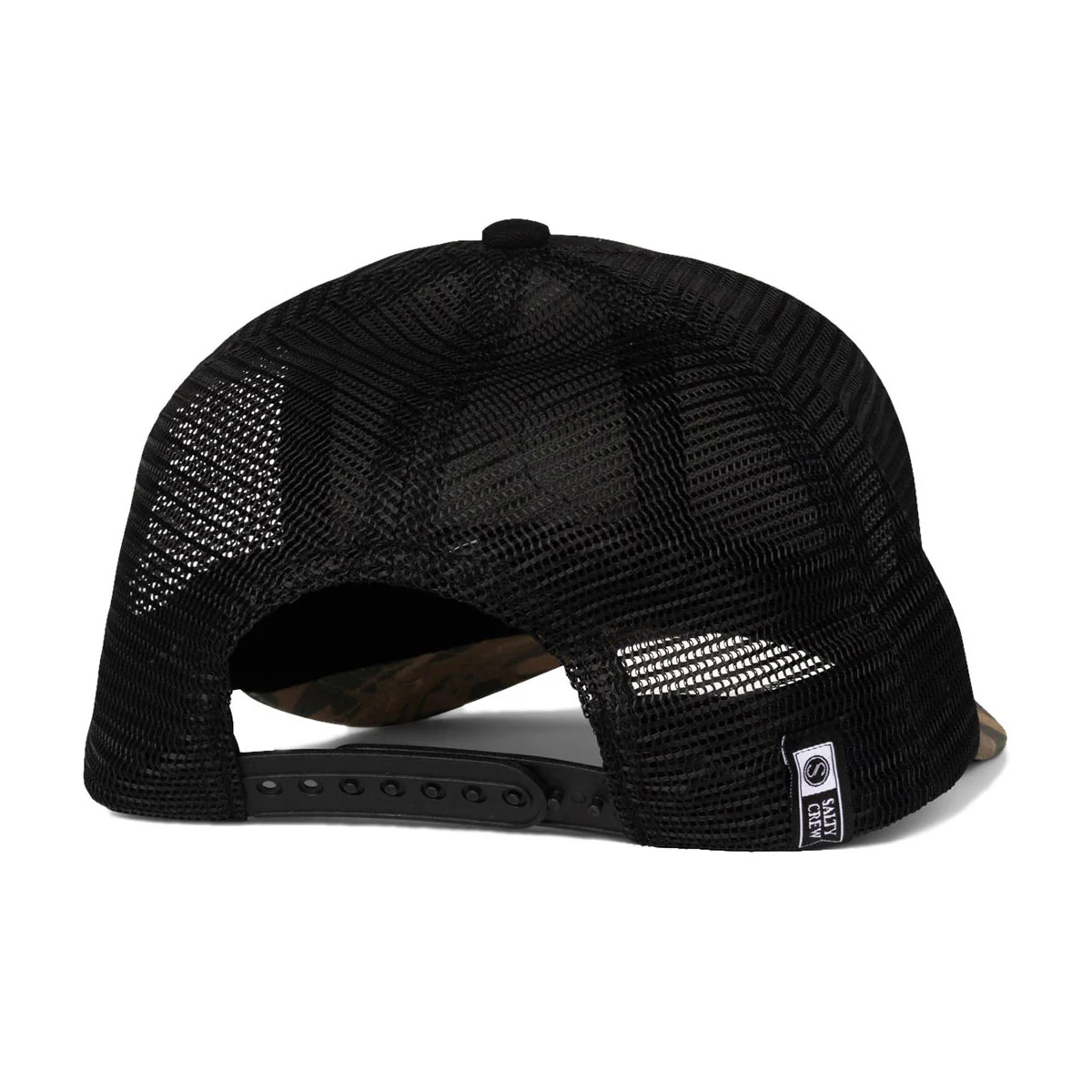 Salty Crew Border Trucker Hat - Black Camo - Image 2