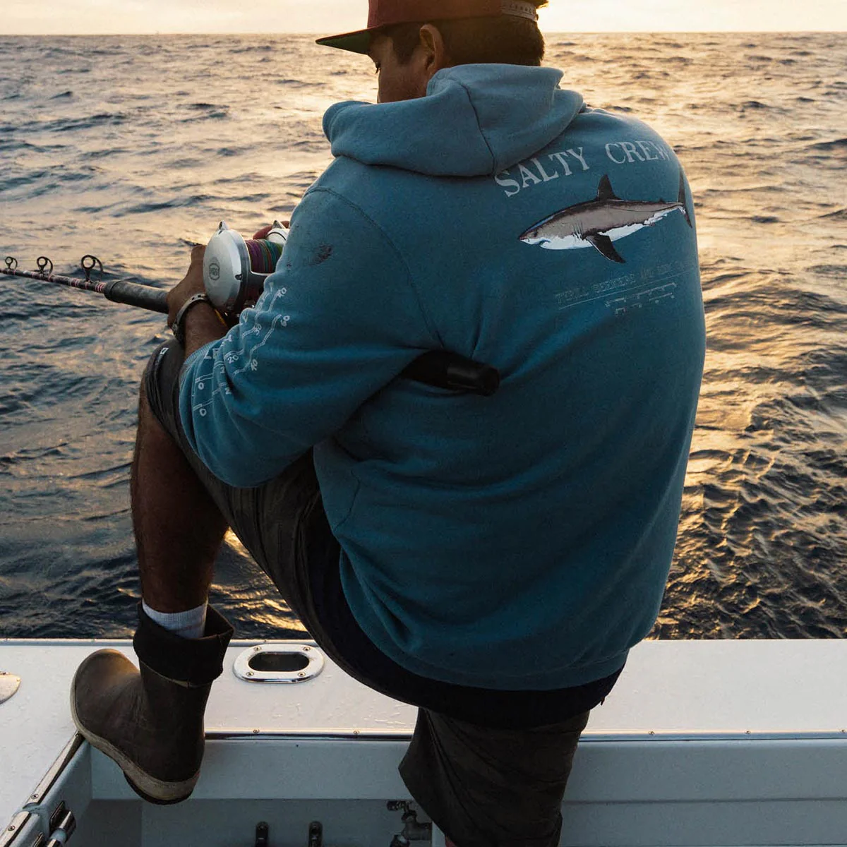 Salty Crew Bruce Hoodie - Slate - Image 3